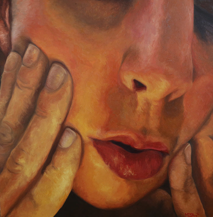 "Smush" by MESA 36" x 36" Oil on Canvas