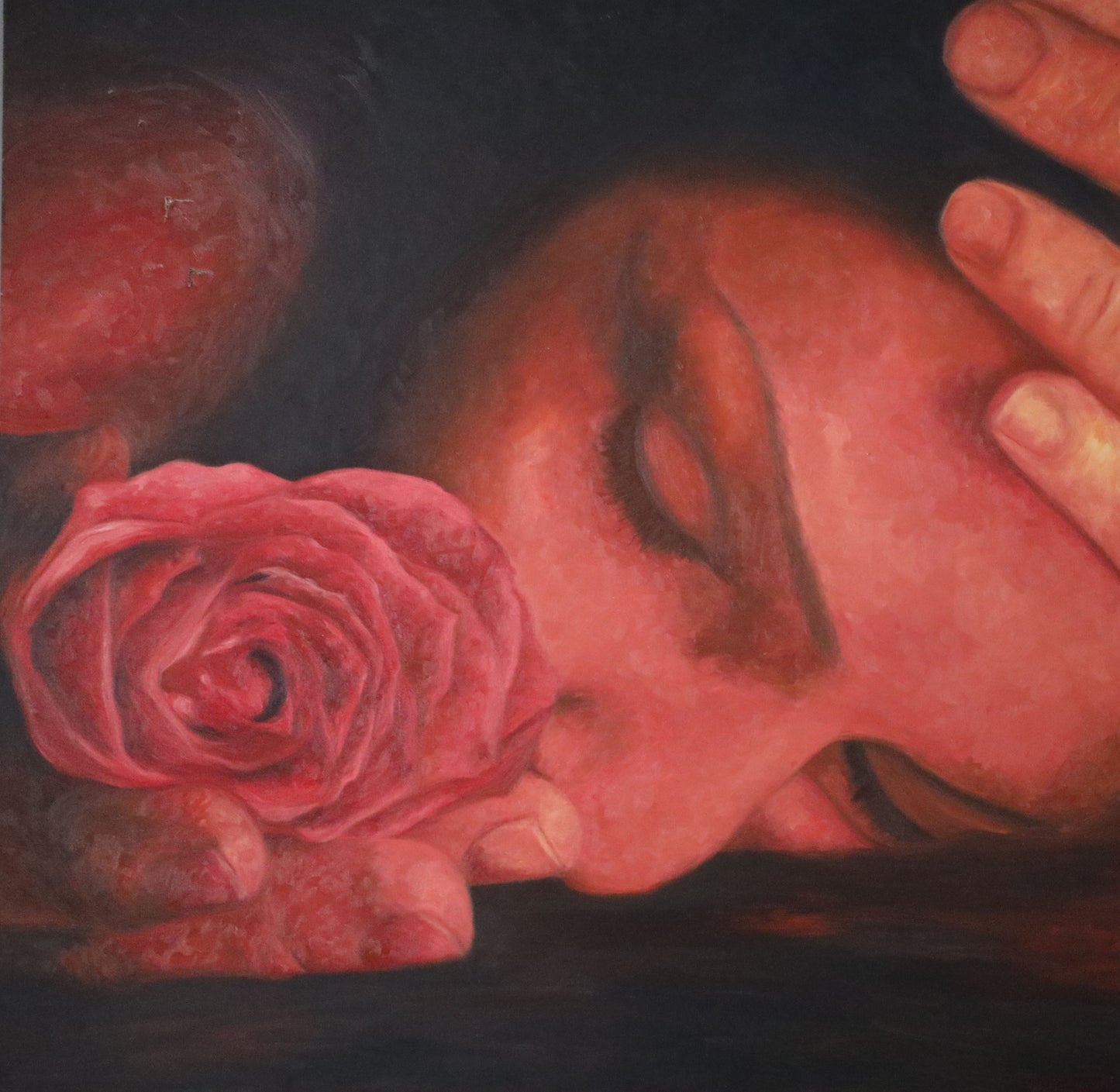 "Gone" by Mesa - Signed Original Oil Painting on Canvas 36" x 36"
